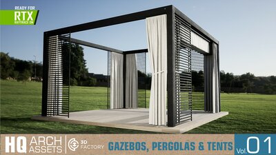 HQ Gazebos, Pergolas & Tents Vol. 1 