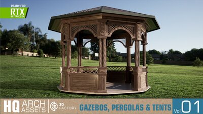 HQ Gazebos, Pergolas & Tents Vol. 1 