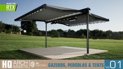 HQ Gazebos, Pergolas & Tents Vol. 1 