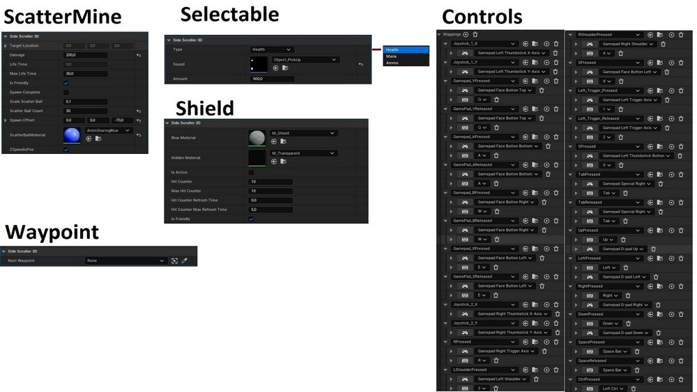 SideScroller3D - Game Template with Camera/Character/Enemys/... 