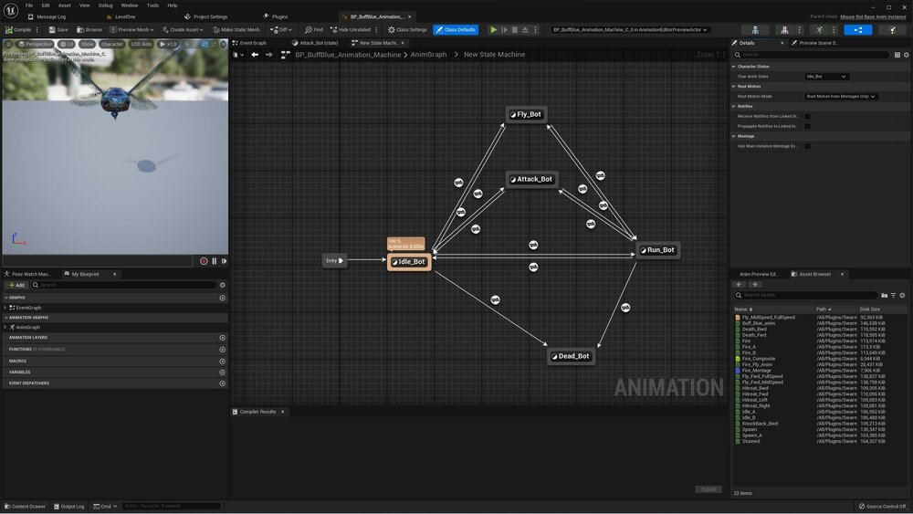 Swarm Simulator (Camera + Character + EnemyCharacter) 