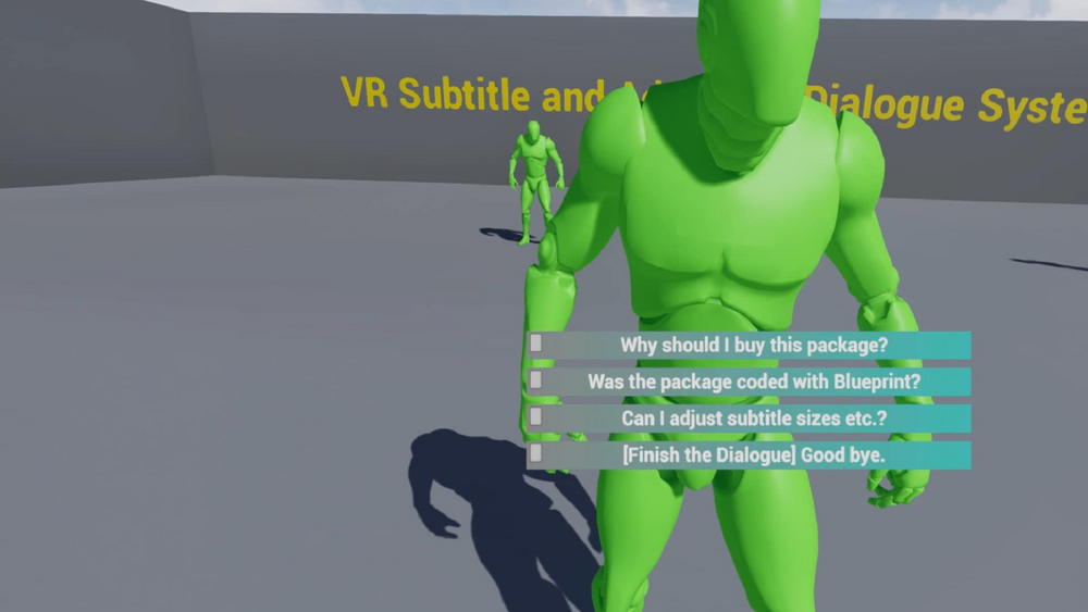 VR Advanced Dialogue System ( VRSubtitle ) 