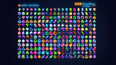 Stones And Gem Icons 