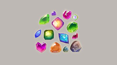 Stones And Gem Icons 