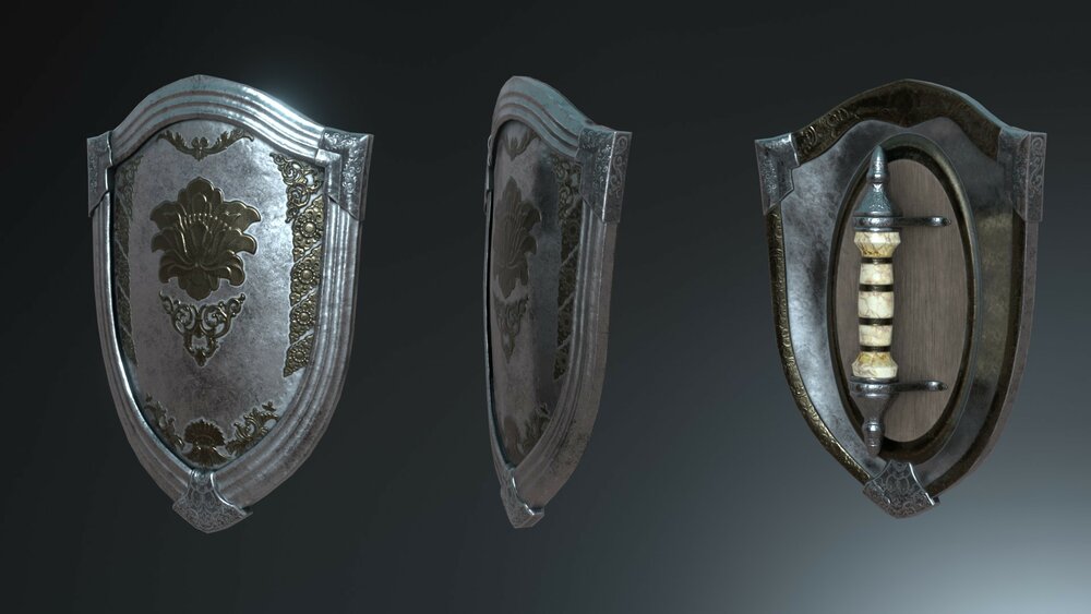 Silver Fantasy Weapon Set 