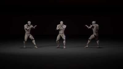 Combat animations - Kung fu V1 