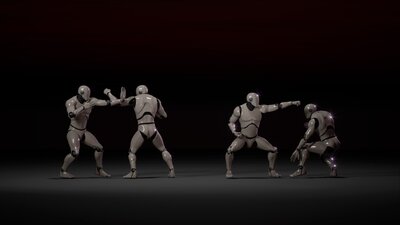 Combat animations - Kung fu V1 