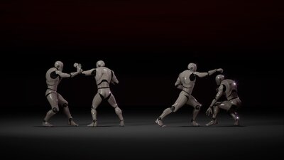 Combat animations - Kung fu V1 