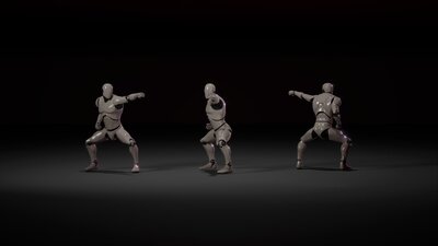 Combat animations - Kung fu V1 