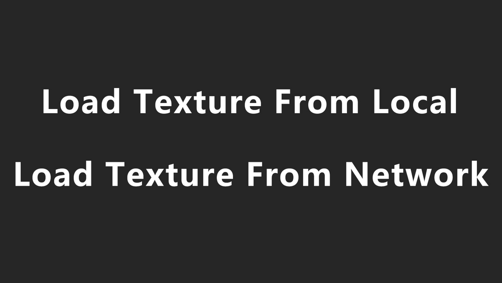 Runtime Load Texture 