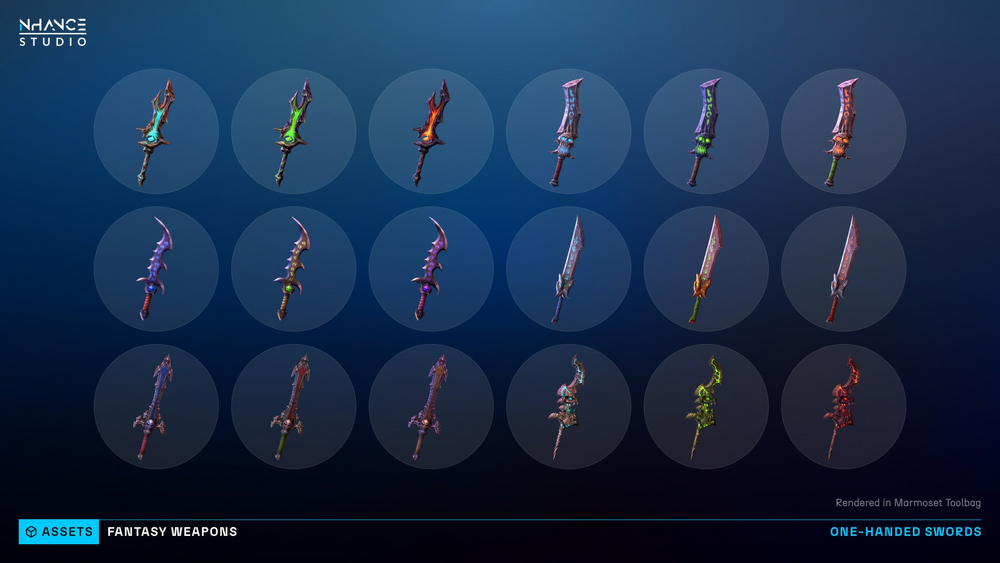 Stylized Fantasy Weapons Pack 