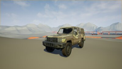 Driveable Vehicle : 4X4 SUV 