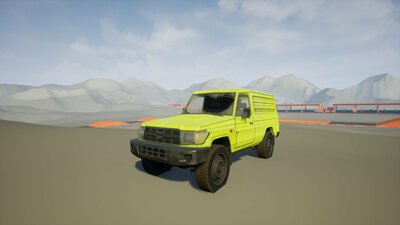 Driveable Vehicle : 4X4 SUV 