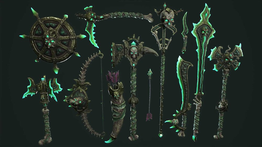 Undead weapons 