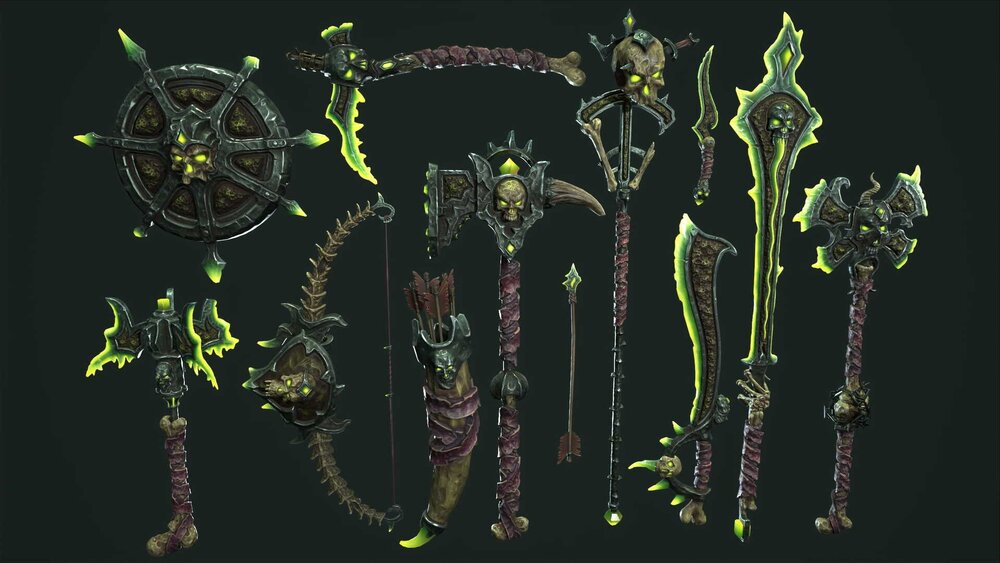 Undead weapons 