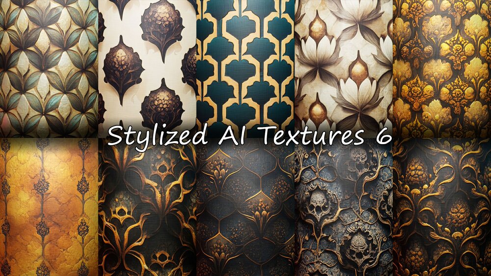 Stylized AI Textures 6 