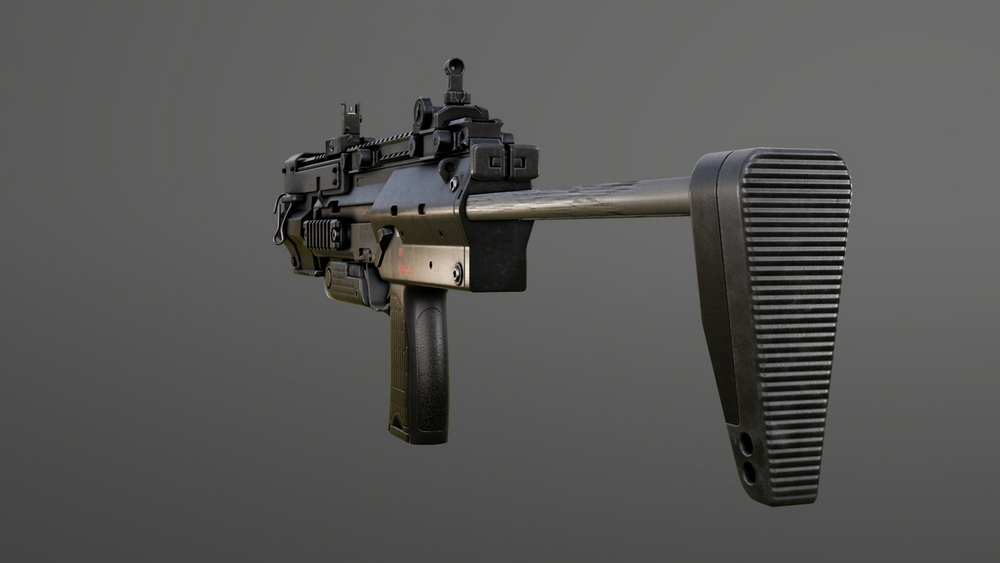 Animated German SMG FPS Pack 