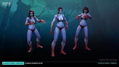 Stylized Human Zombie Customization 