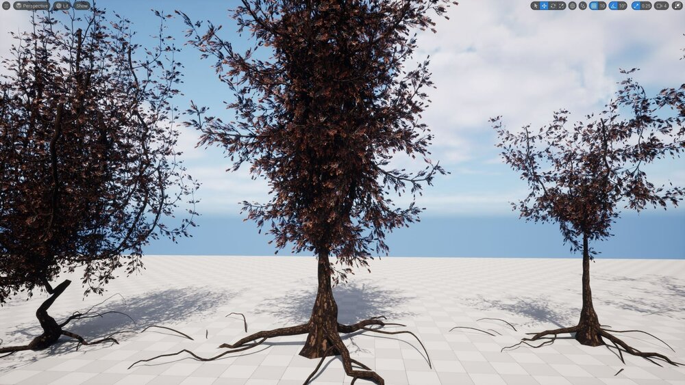 Fire Tree Pack v3 (12Trees) 