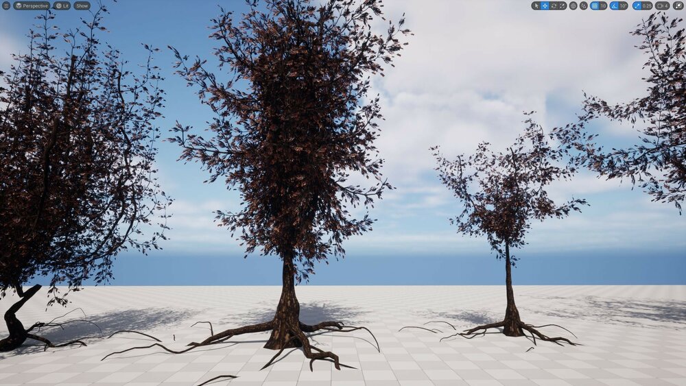 Fire Tree Pack v3 (12Trees) 