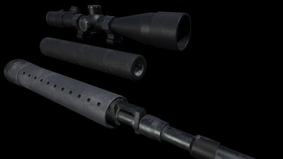 Animated FPS Precision Rifle 