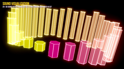 3D Sound Visualization With Music Player UI 