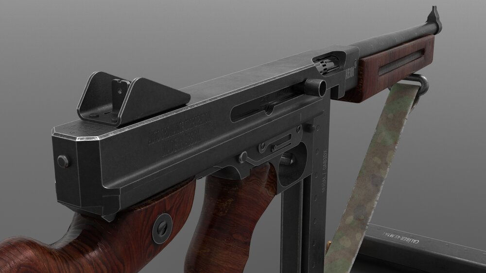 Fps Weapon ww2 M1A1 