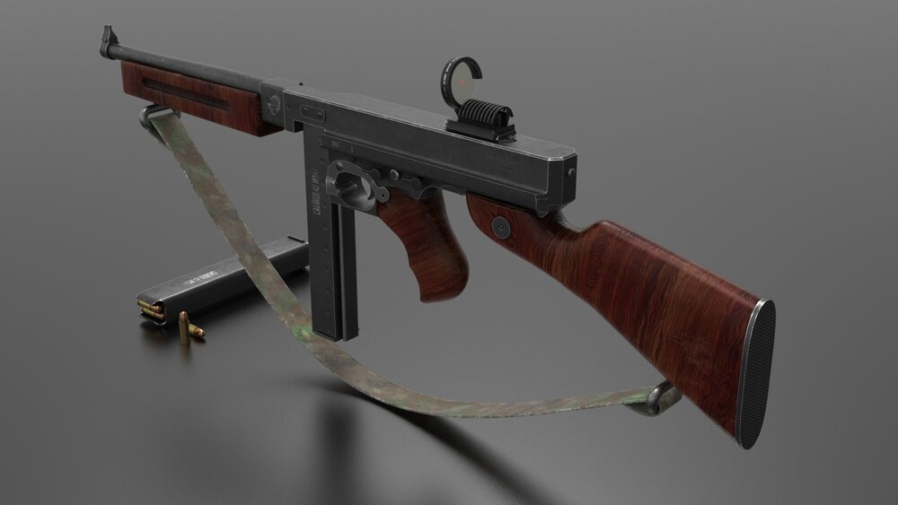 Fps Weapon ww2 M1A1 