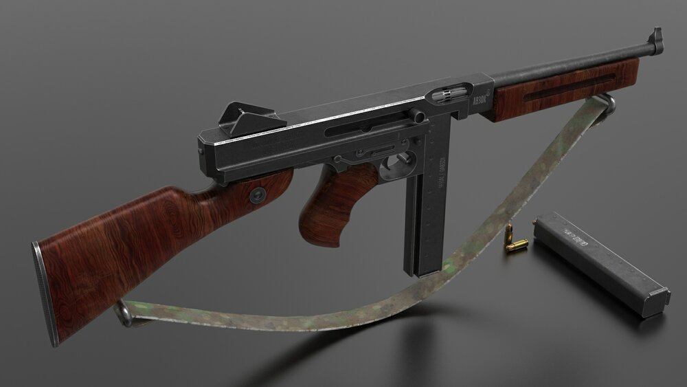 Fps Weapon ww2 M1A1 