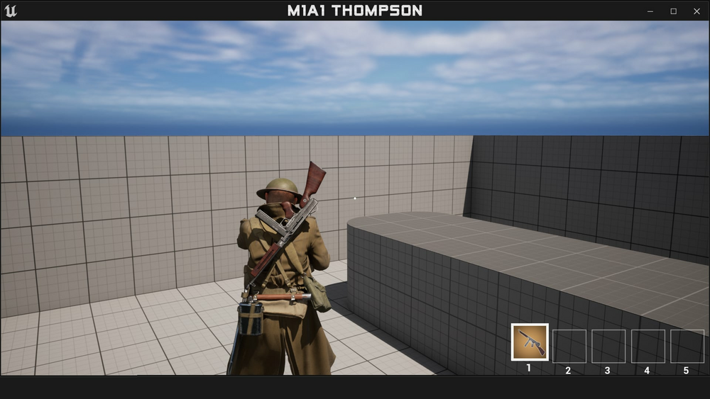 Fps Weapon ww2 M1A1 