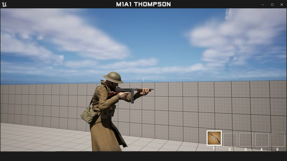 Fps Weapon ww2 M1A1 