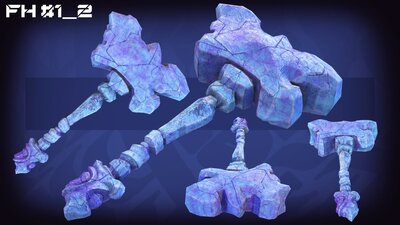 Fantastic Hammers Weapons Asset Pack Vol.1 