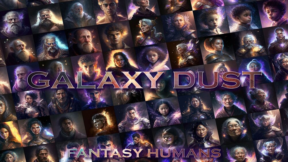 Galaxy Dust - Fantasy Humans 5 - FPS / RPG / Icon Bundle 