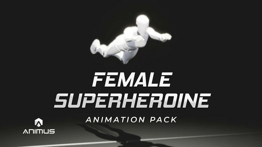 Female Superheroine Animation Pack 