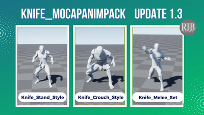 Knife_MocapAnimPack 