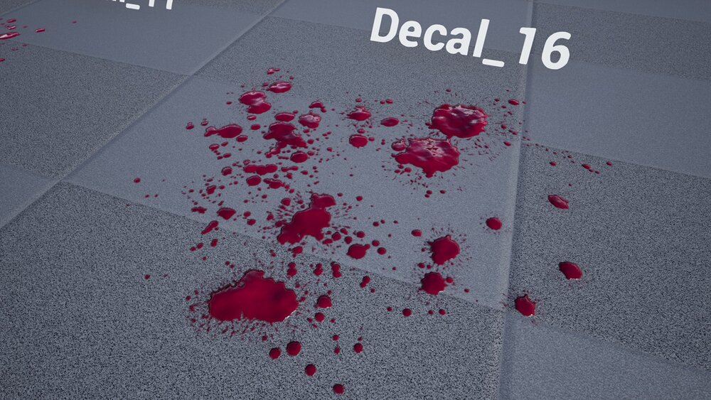 Bloodstain Decal Material Pack 