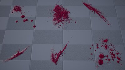 Bloodstain Decal Material Pack 