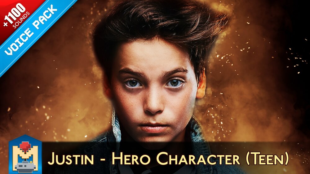 Justin - Teen Hero Character Voice Pack 