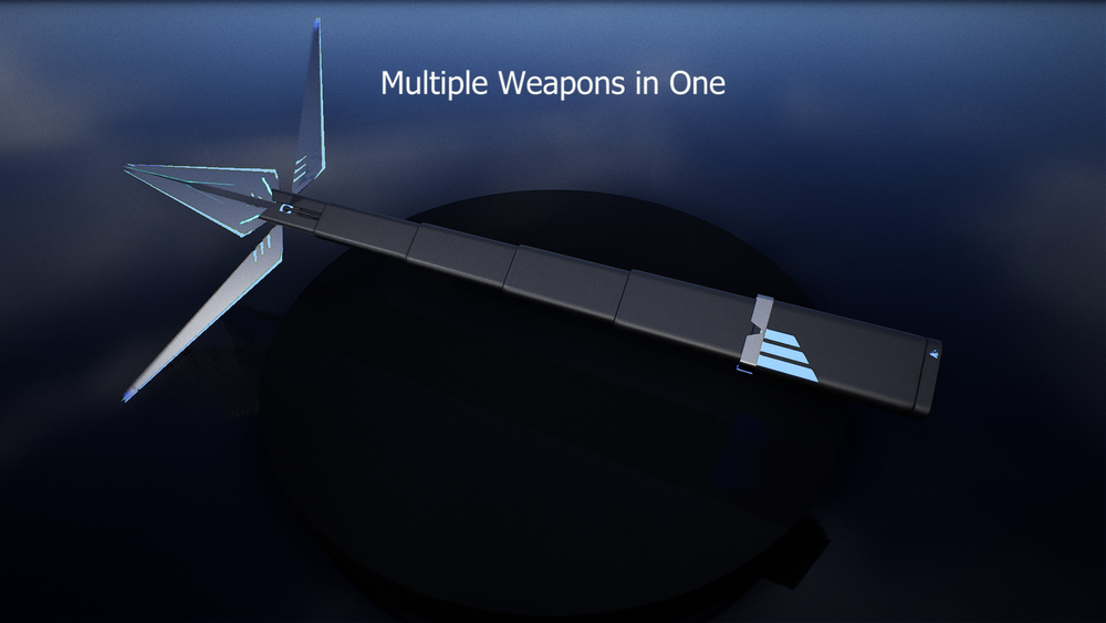 Sci-Fi Robotic Weapon-01 - Multiple Weapons in ONE 