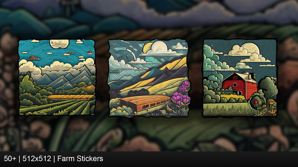 Farm Stickers 