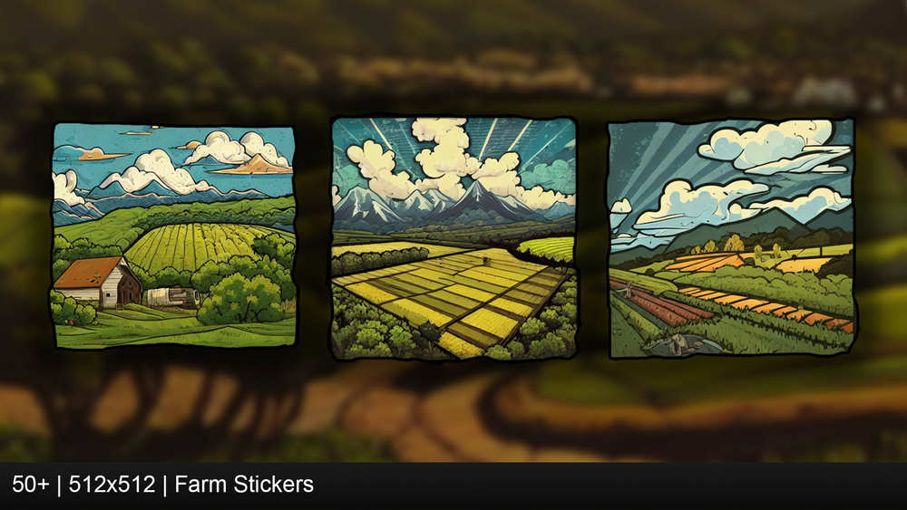 Farm Stickers 