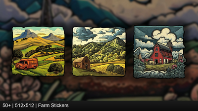 Farm Stickers 