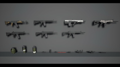 LOWPOLY - ASSAULT RIFLES VOL.1 