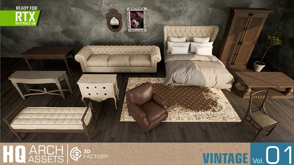 HQ Vintage Furniture Vol.1 