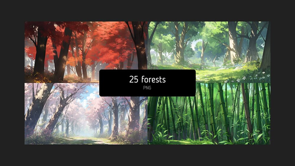 250 Nature Enviroment 2d SET 