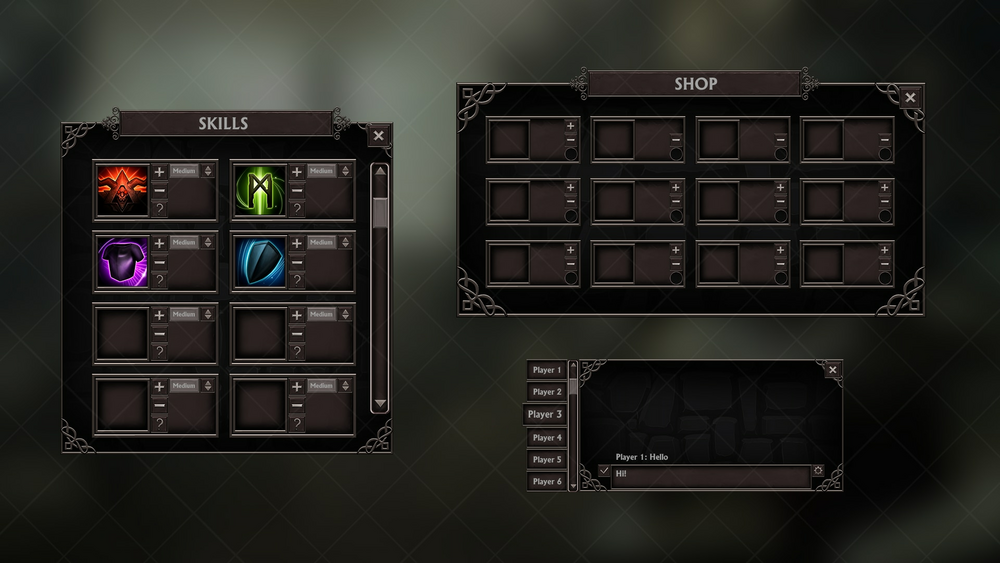 Dungeon GUI 