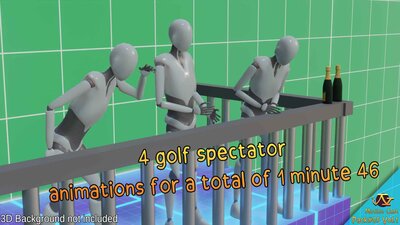 Golf animations (Motion Cast#05 Vol.1) 