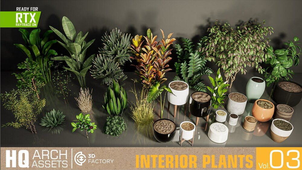 HQ Interior Plants Vol. 3 