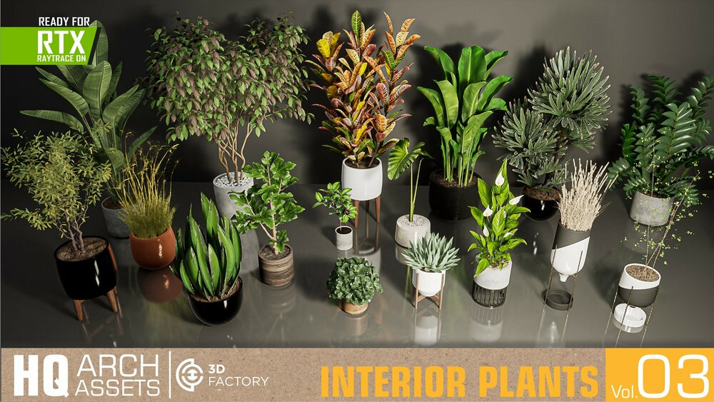 HQ Interior Plants Vol. 3 