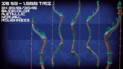 Stylized Bows PBR Asset Pack Vol.1 